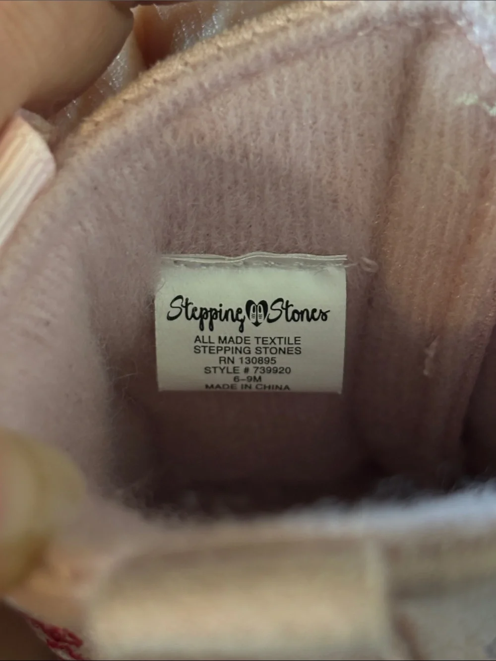 Pink Baby Cowboy Cowgirl Booties Boots Size 6-9 months